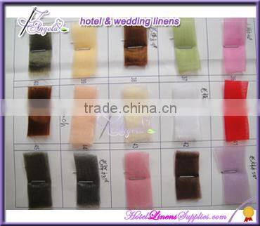 light blue wholesale organza table runners for wedding table decorations