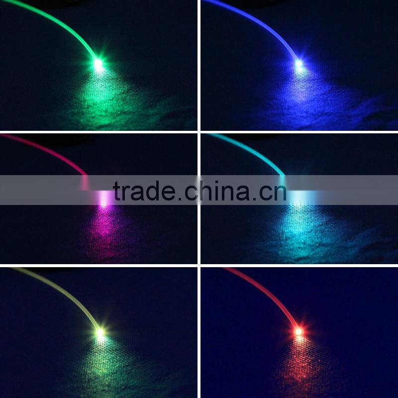 700m/roll High quality 1.5mm PMMA Plastic end glow Fiber Optic