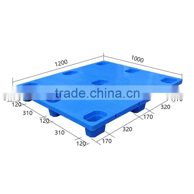 1200x1000 mm plastic export pallet