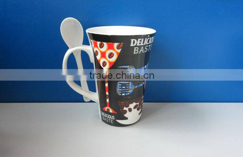 11oz white ceramic mug wholesales ceramic mug ring