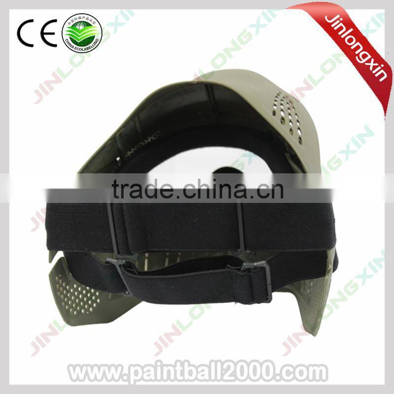 Tactical Protective Safety Anti Fog Paintball Mask with Double Elastic Strap