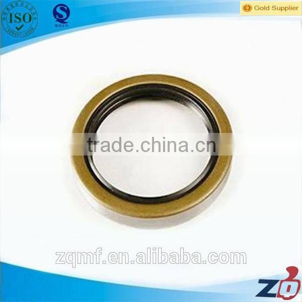 Double jacket graphite gasket with tanged tinplate inserted