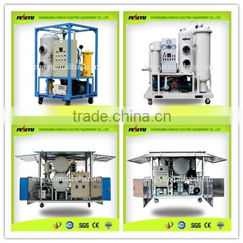 Portable transformer oil filter machine