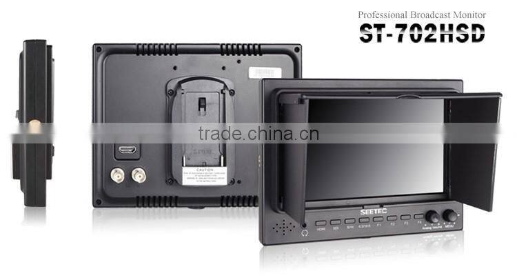 7 inch sdi screen stabilizer video dslr steadycam vest arm lcd wholesale lcd monitor