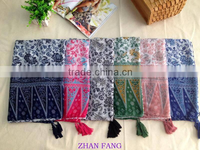 Most popular 100% silk scarf fashionable shawl and winter polyester scarf
