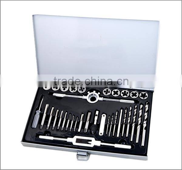 Hot Selling 34pc core hss drill bit and drill pipe in iron box