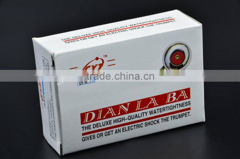 Car 35W 12V 105dB 1.5A Motorcycle Electric Horn Air Horn - black+silver/horn speaker-2