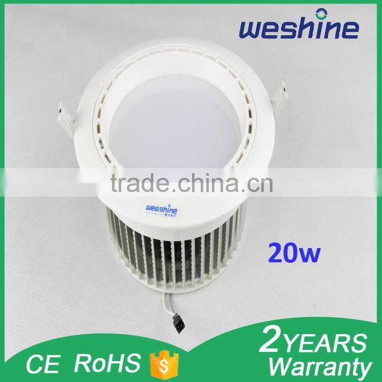 Hot sell 20w energy saving ceiling light COB LED downlights
