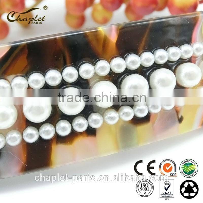 fashion hair barrette with pearl