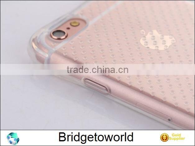 Clear crystal bubble shockproof air cushion slim soft TPU flexible jelly gel silicon for iPhone 6 6S 6Plus for Samsung