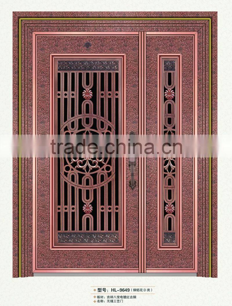 High Quanlity Cheap Turkey style stainless security steel seamless door