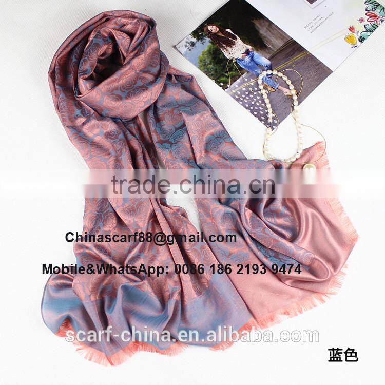 Women cashmere silk scarf