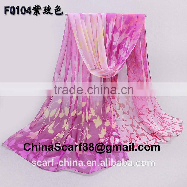 Wholesale chiffon silk scarf