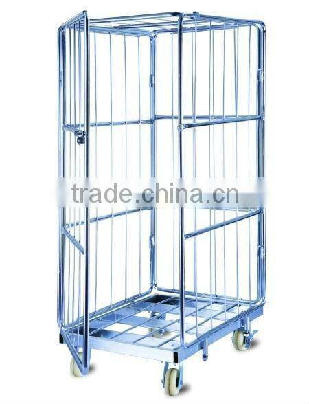 heavy duty industrial roll cage container