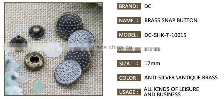 Simple Design Spring Snap Button,Fabric Snap Button for Jacket and Coat