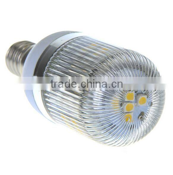 220V E14 2.5W 48 SMD3528 LED Corn Light Bulb Lamp with Cover White/Warm white Led Lighting