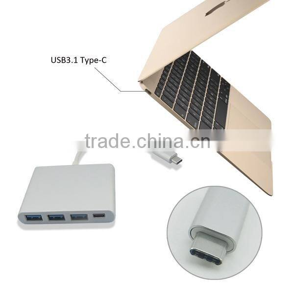 2015 Hot selling style USB Type-c to 3 Ports USB