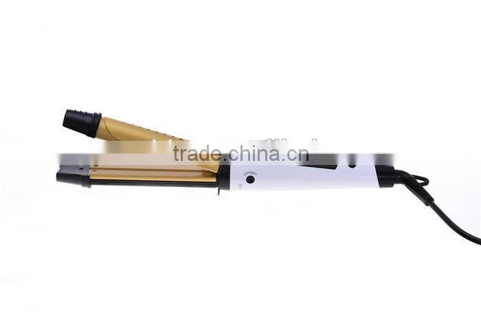Wet and dry all in one hair straightener ionic hair curler