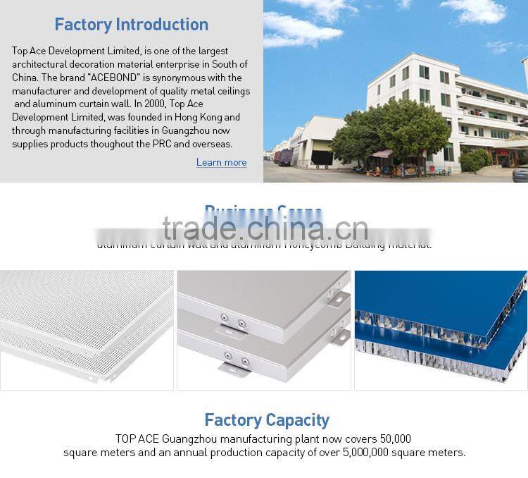 Easy to clean and maintain 600*600mm aluminum panel building material bathroom