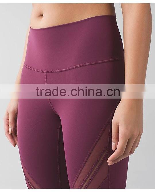 High custom Spandex Girls Wearing Training Yoga Pants for women