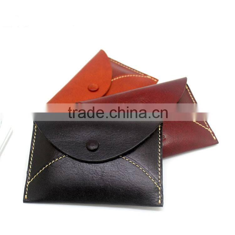 Goat leather for business card holder with custom logo