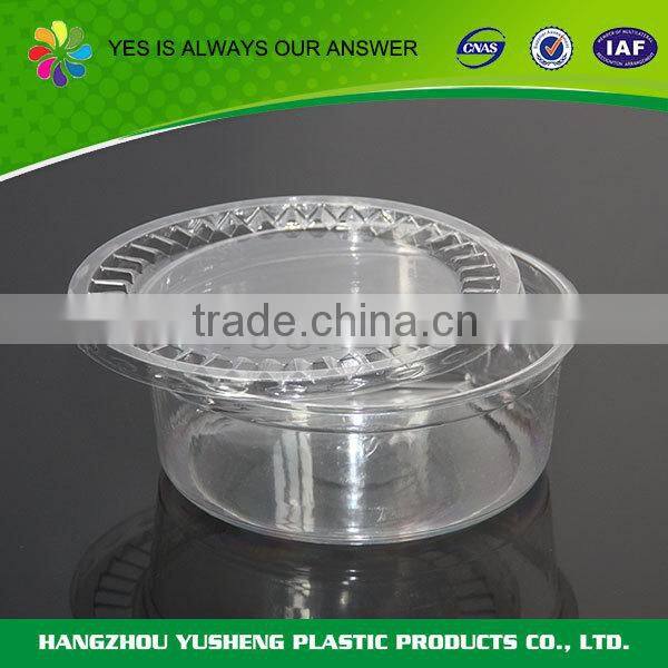 Container handle clear round plastic blister packaging