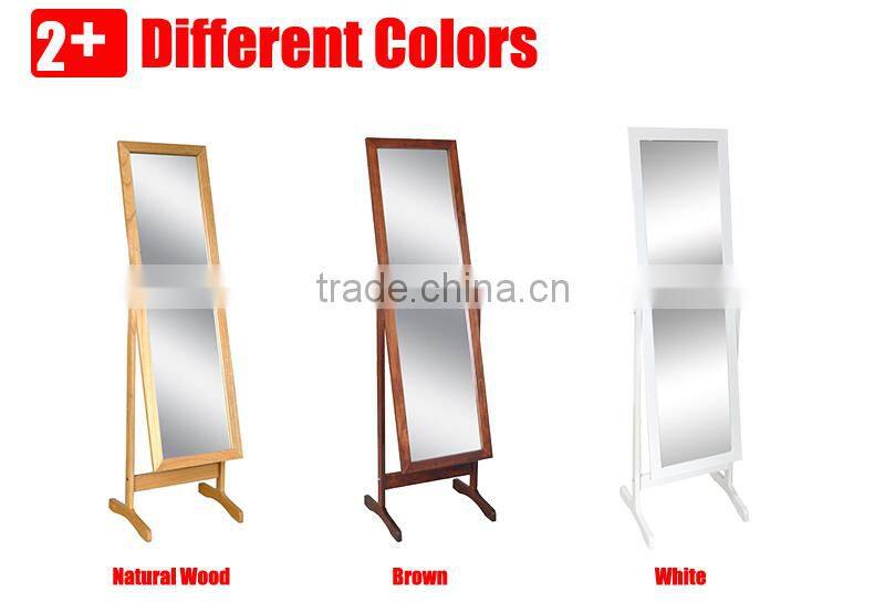 MDF frame floor stand dressing mirror for sale