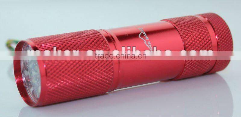 9 LED Aluminum flashlight