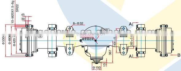 xcmg wheel loader spare parts axle 500F wheel loader China's first manufacturer Suppliers