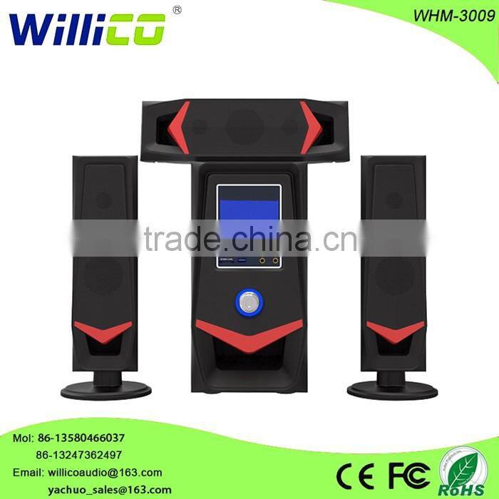 Supply all kinds of 3.1 bluetooth surround,home teather speakers with most popular