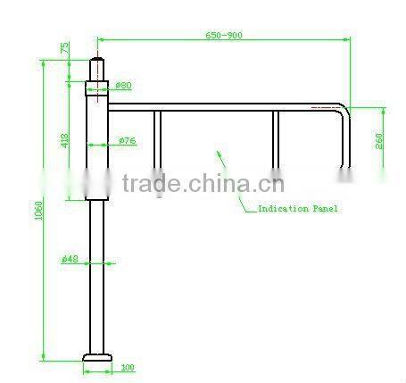 Supermarket exit gate