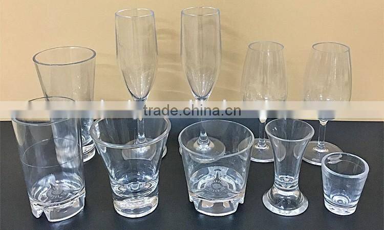 clear plastic champagne cup