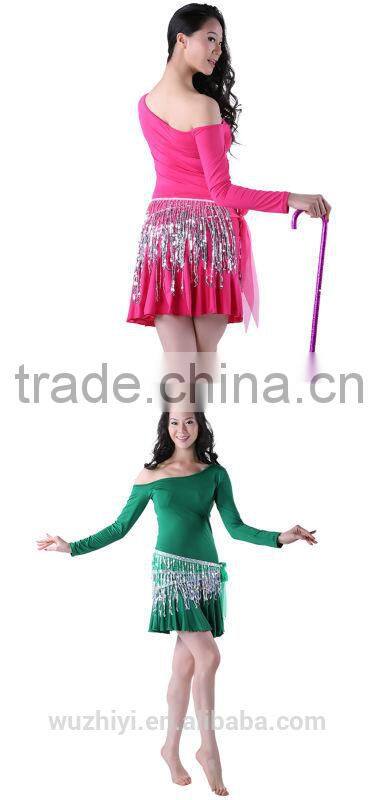 milk silk Latin practice belly dance costumes dress