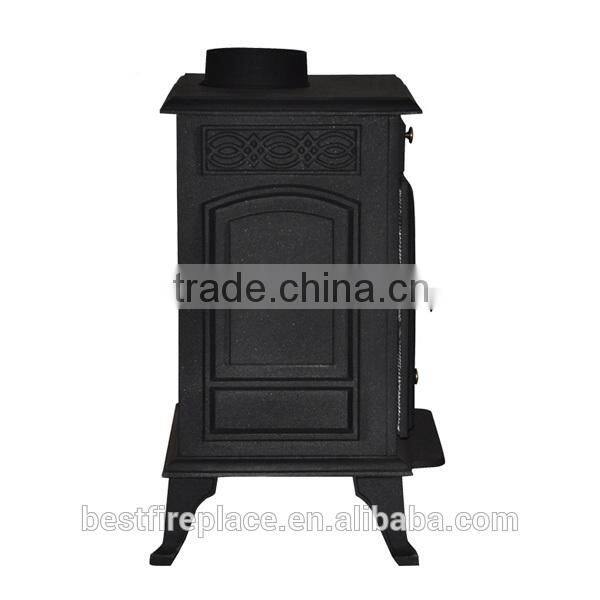 Wood burning stove for home cast iron wood
