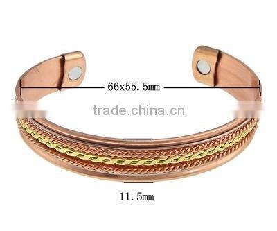 KSTONE Pure Copper Magnetic Bracelet, Arthritis Pain Relief Aid for Men or Women