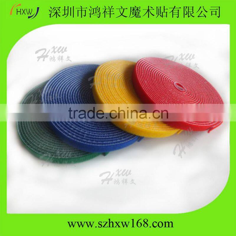 Double side back to back cable ties hook and loop fastener