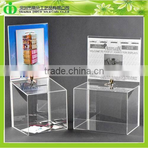 DDD-0162 Trade Assurance Cheap Charity Collection Boxes