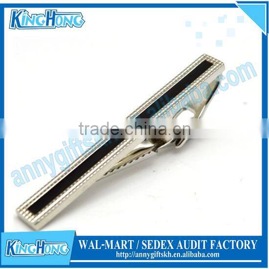 Silver plated custom tie bar tie clip for sale