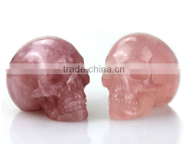 China natural crystal quartz skull,hand carved crystal skull for sale