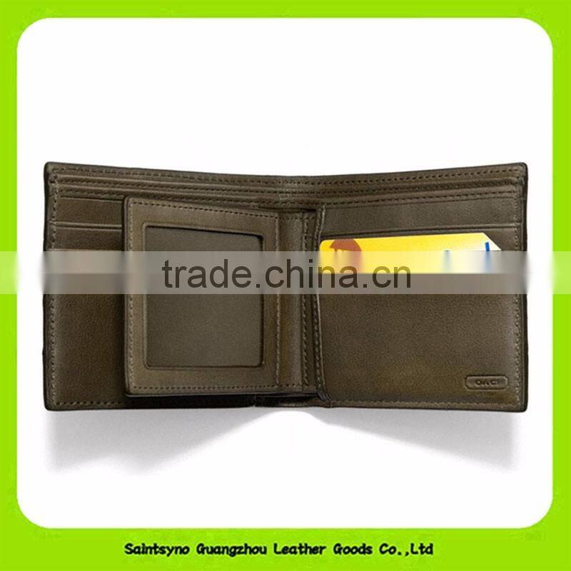16415 Leather wallet case with credit card holder and cash pocket