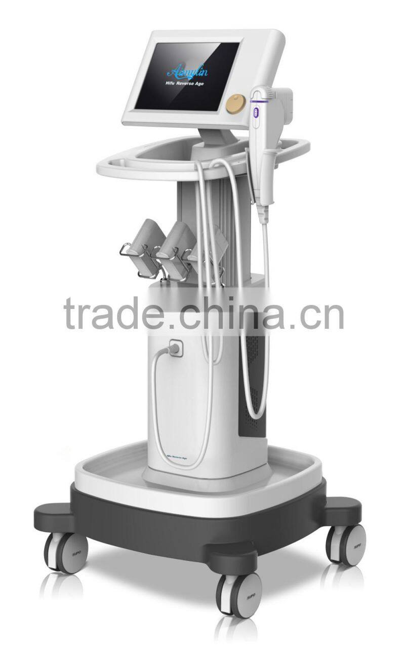 skin lifting korea high intensity focused ultrasound system hifu/rf skin tightening system