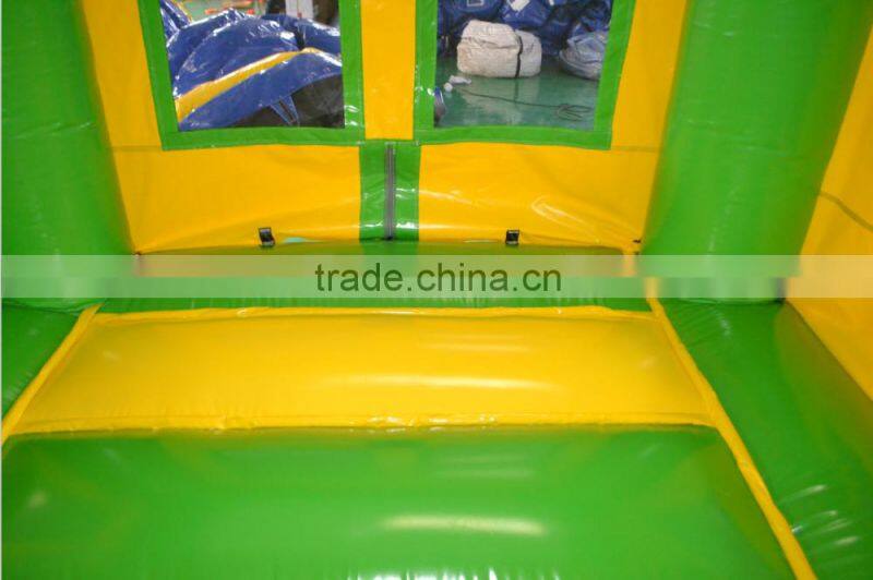 Selling popular mini green combo inflatable combo bouncer for children
