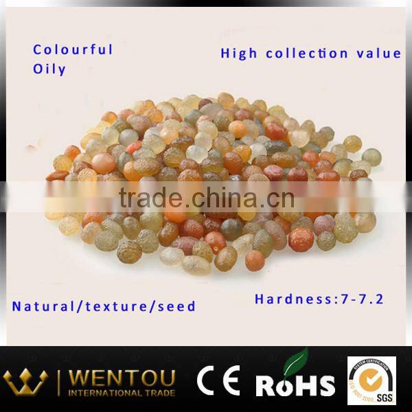 Precious necklace jewelry natural xinjiang agate seed jewelry agate beaded jewelry