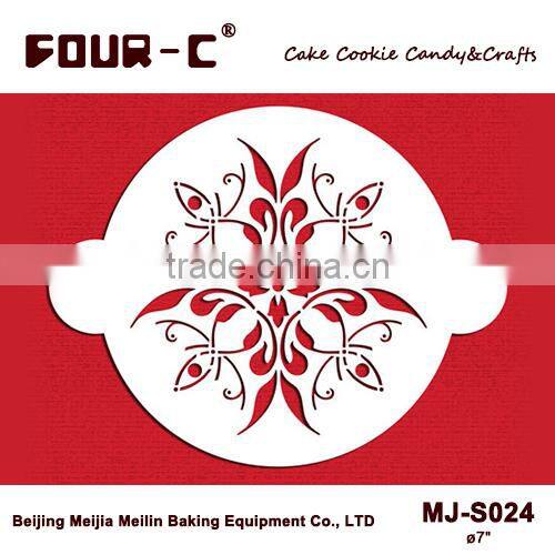 French Medallion cake side stencils,culinary stencils,new arrivals cake decoration