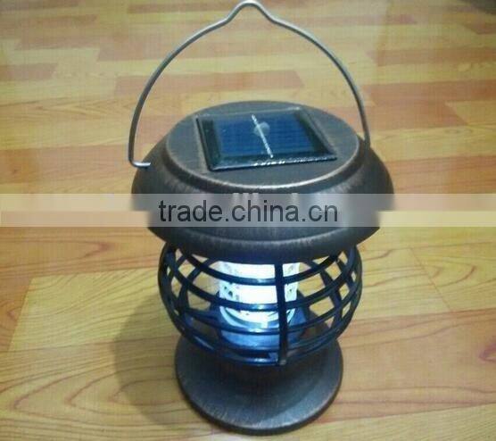 hot selling pest repeller!Easy to use IP65 Solar UV Pest Trap Zapper for Garden/farm Outdoor Mosquito Flying Insect
