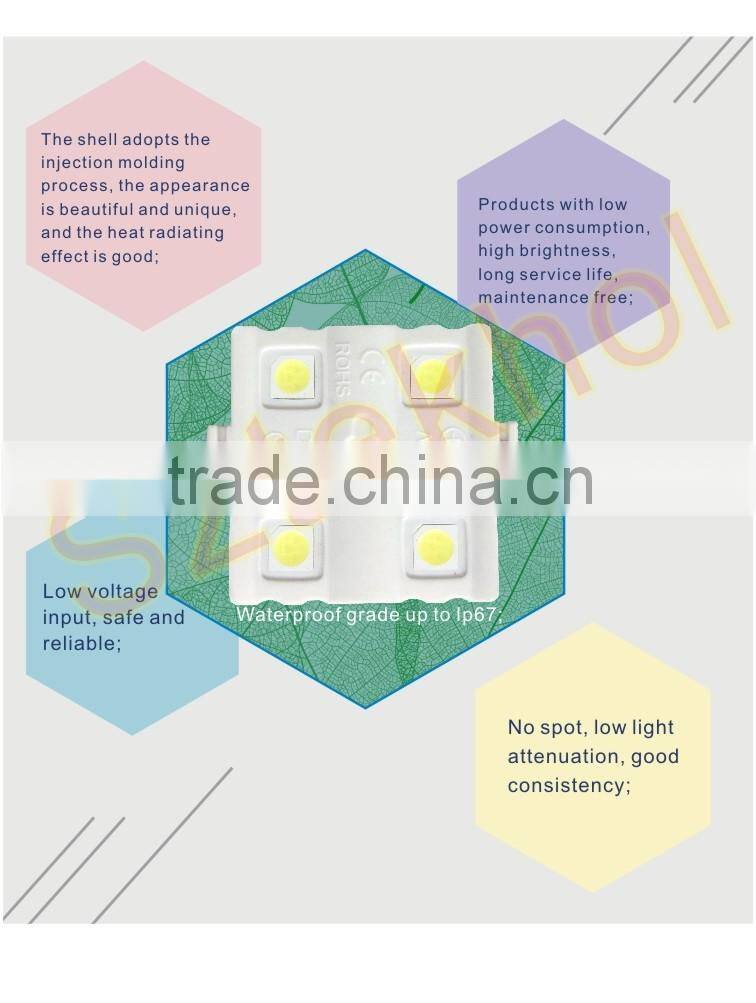 12v 4X 5050 led sign lighting module tekhol smd led pcb module