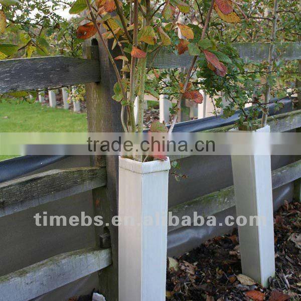 White coroplast pp tote box with lid