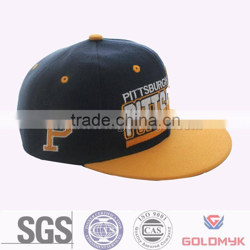 2014 how sell acrylic snapback cap with embroidery logo