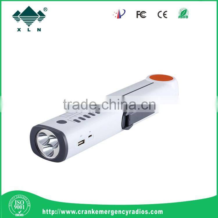 Good quality solar outdoor table lamp with led flashligt and radio