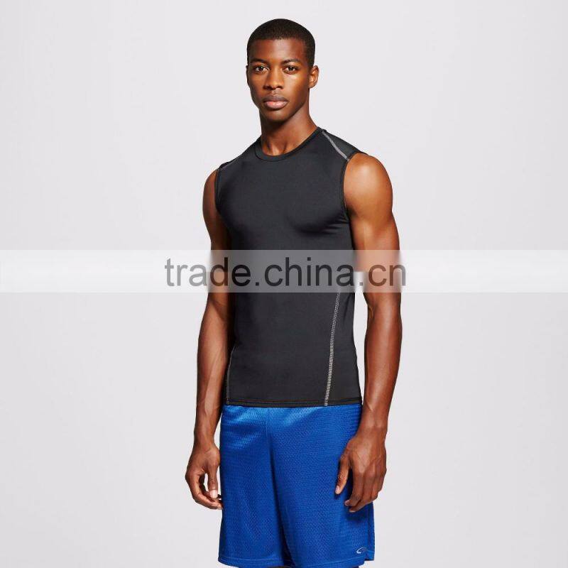 Daijun OEM summer wholesale black polyester fashion athletic tank top